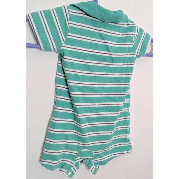 BUNDLE ONLY Carters Just One You Baby Boy Size 9M 9 Month‎ Romper Polo Striped - Picture 2 of 4